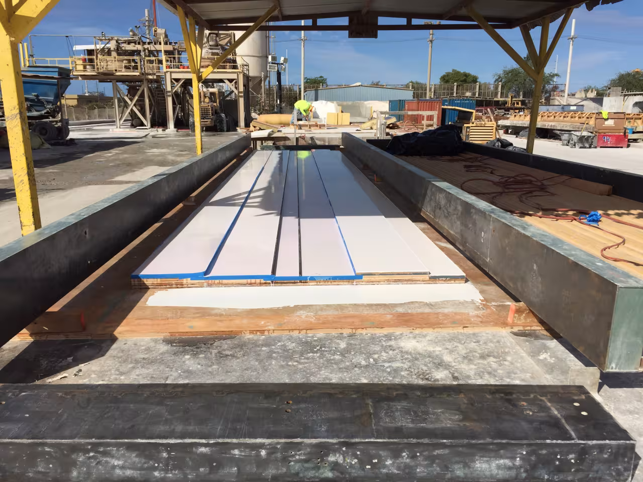 Precast production at the GPRM facility in Kapolei